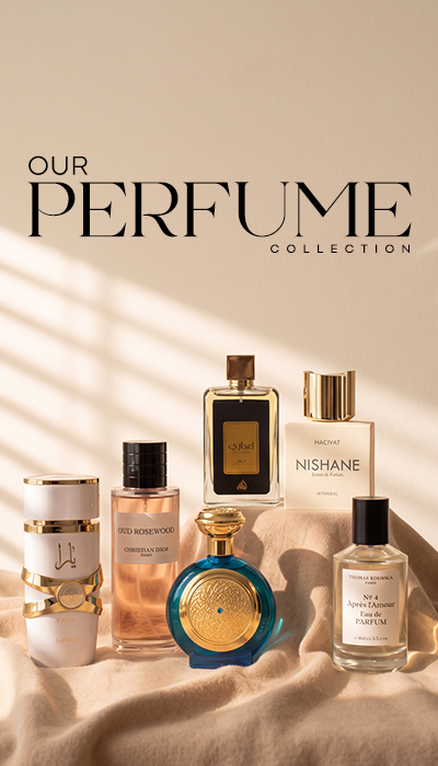 perfumes display mobile banner